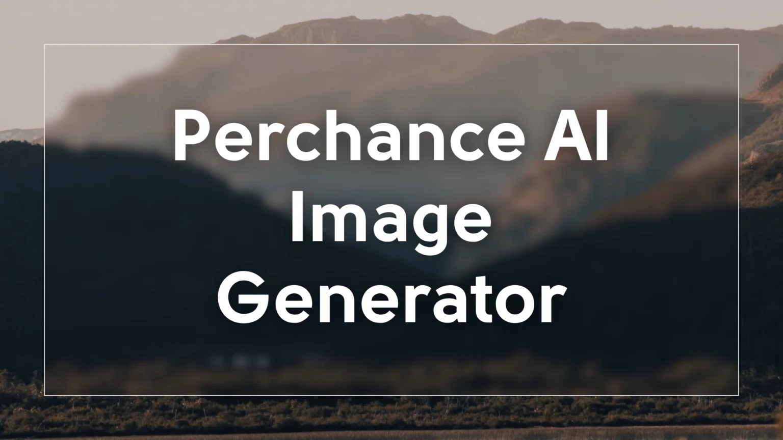 Perchance AI Image Generator