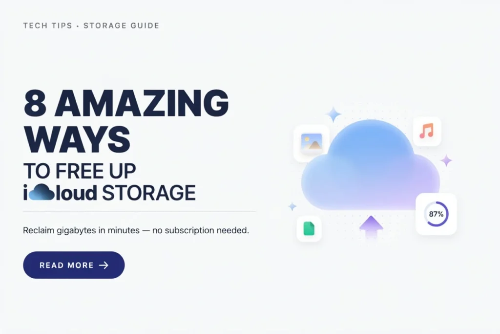 8 Amazing Ways to Free Up iCloud Storage