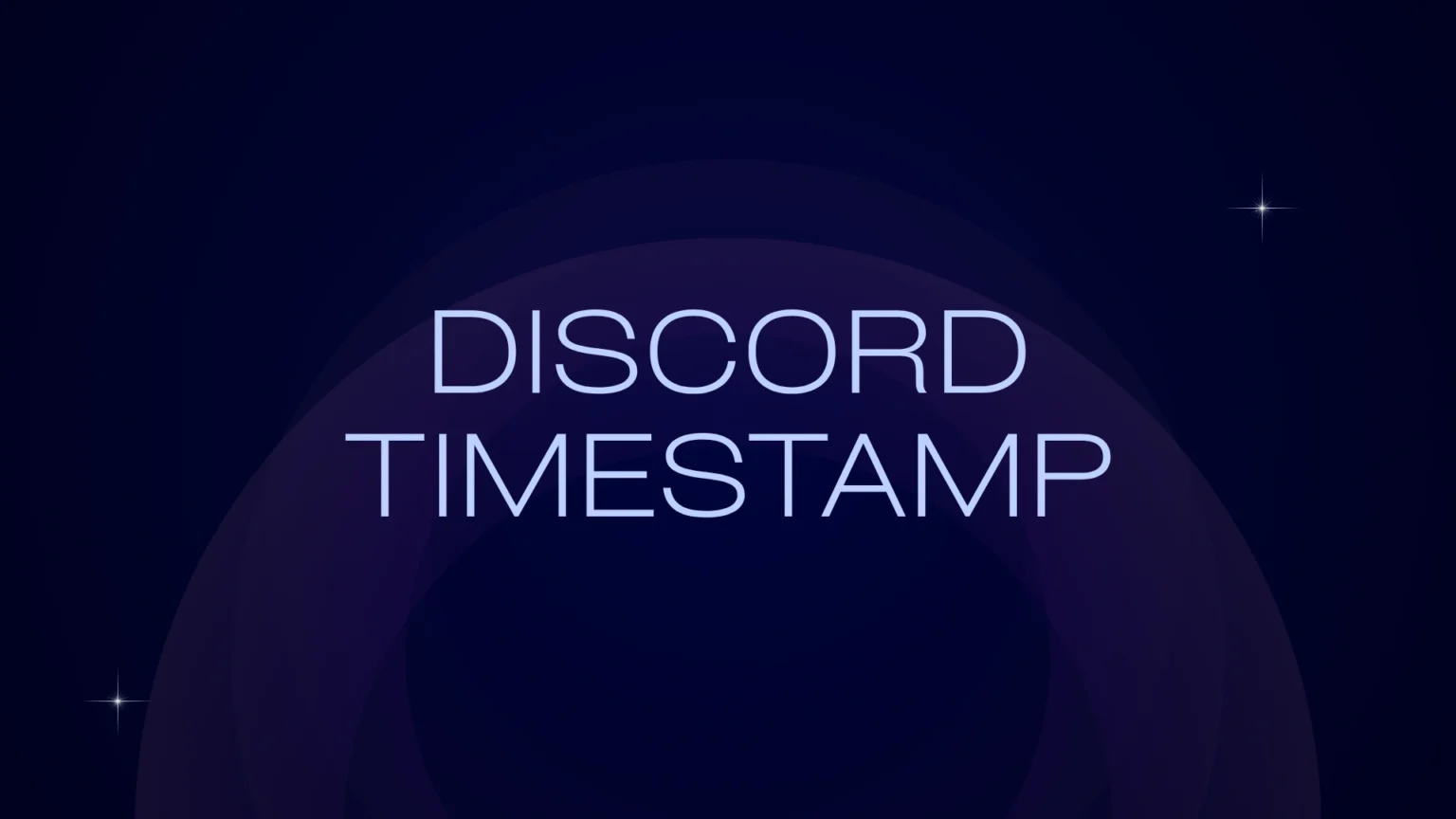 Discord Timestamp