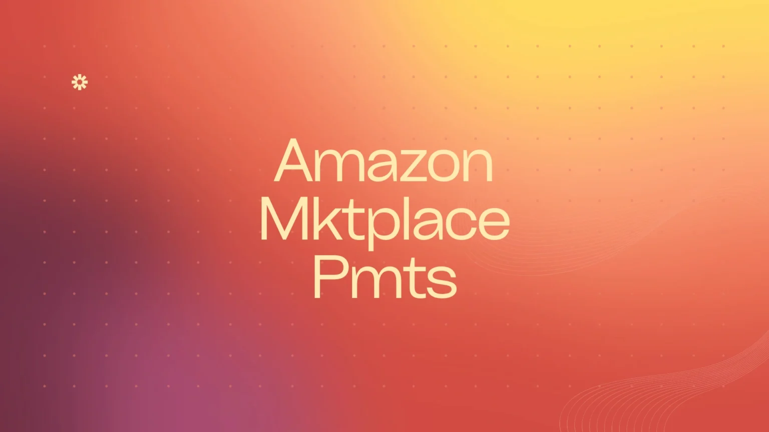 Amazon Mktplace Pmts