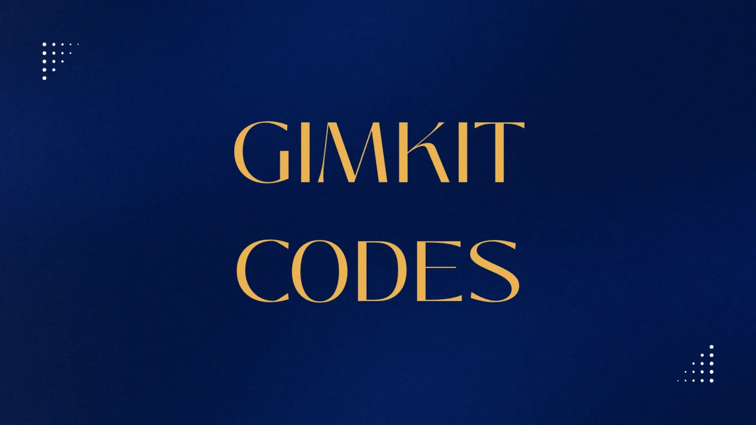 Gimkit Codes