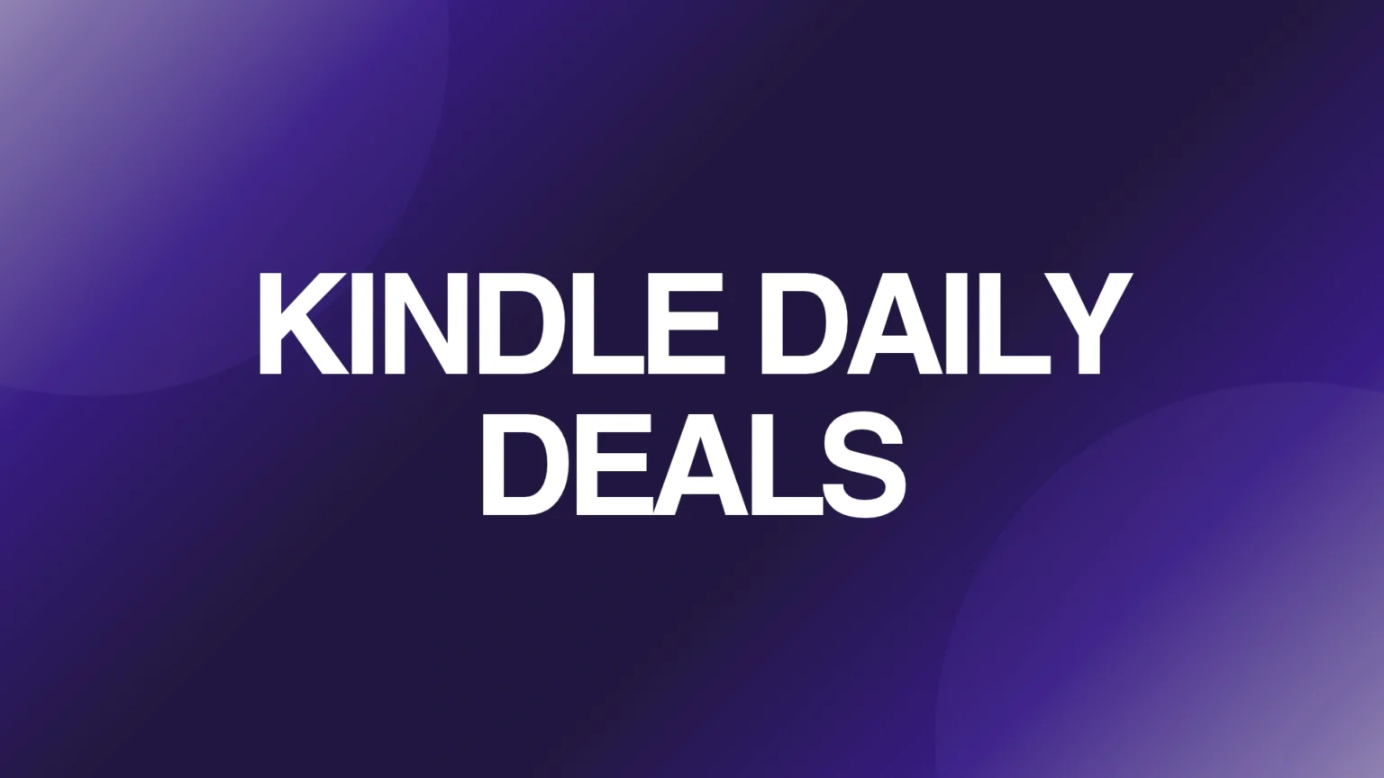 Kindle Daily Deals
